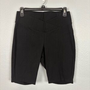 Torrid Crossover Waist Biker Shorts Black Sz 0